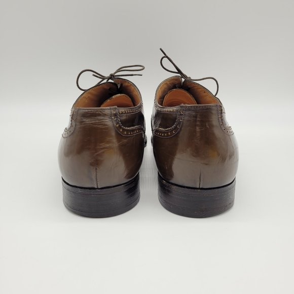 Salvatore Ferragamo Brown Lace-up Oxfords - Size 10.5D main image 6